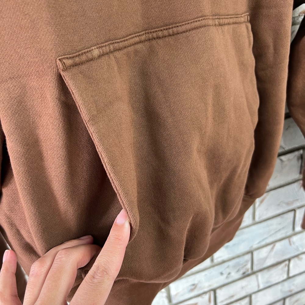 Yeezy GAP | Double Layered Brown Hoodie - Picture 5 of 10